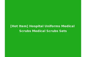 [Hot Item] Hospital Uniforms Medical Scrubs Medical Scrubs Sets