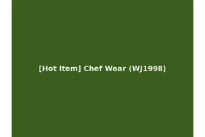 [Hot Item] Chef Wear (WJ1998)