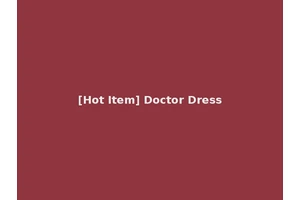 [Hot Item] Doctor Dress