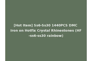 [Hot Item] Ss6-Ss30 1440PCS DMC Iron on Hotfix Crystal Rhinestones (HF-ss6-ss30 rainbow)