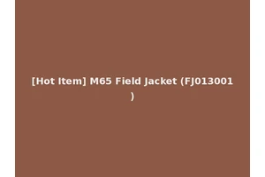 [Hot Item] M65 Field Jacket (FJ013001)