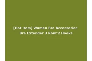 [Hot Item] Women Bra Accessories Bra Extender 3 Row*2 Hooks