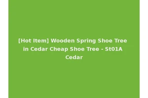 [Hot Item] Wooden Spring Shoe Tree in Cedar Cheap Shoe Tree - St01A Cedar