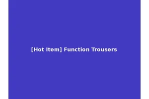 [Hot Item] Function Trousers