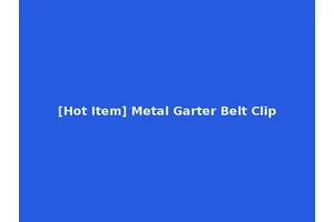 [Hot Item] Metal Garter Belt Clip