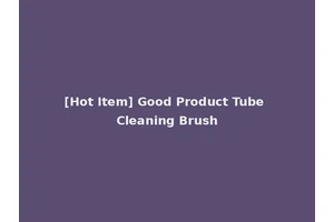 [Hot Item] Good Product Tube Cleaning Brush