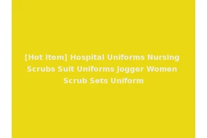 [Hot Item] Hospital Uniforms Nursing Scrubs Suit Uniforms Jogger Women Scrub Sets Uniform