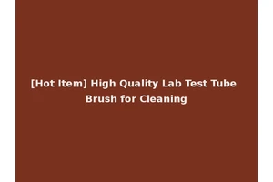 [Hot Item] High Quality Lab Test Tube Brush for Cleaning