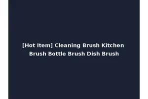[Hot Item] Cleaning Brush Kitchen Brush Bottle Brush Dish Brush