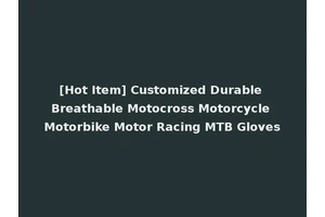 [Hot Item] Customized Durable Breathable Motocross Motorcycle Motorbike Motor Racing MTB Gloves