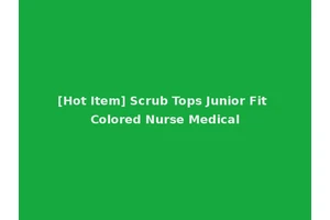 [Hot Item] Scrub Tops Junior Fit Colored Nurse Medical
