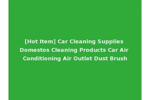 [Hot Item] Car Cleaning Supplies Domestos Cleaning Products Car Air Conditioning Air Outlet Dust Brush