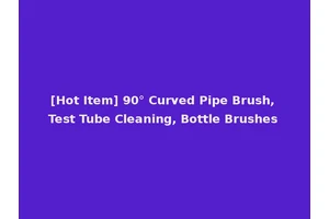 [Hot Item] 90° Curved Pipe Brush, Test Tube Cleaning, Bottle Brushes