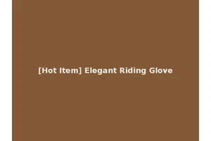 [Hot Item] Elegant Riding Glove