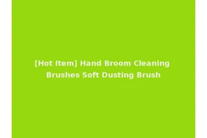 [Hot Item] Hand Broom Cleaning Brushes Soft Dusting Brush