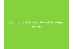 [Hot Item] Black Car Wheel Cleaning Brush