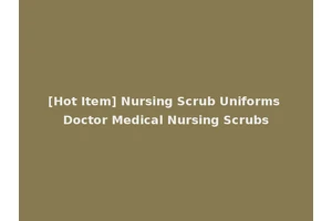 [Hot Item] Nursing Scrub Uniforms Doctor Medical Nursing Scrubs