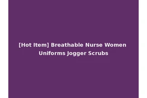 [Hot Item] Breathable Nurse Women Uniforms Jogger Scrubs