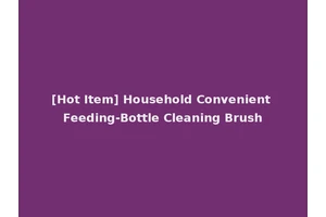 [Hot Item] Household Convenient Feeding-Bottle Cleaning Brush