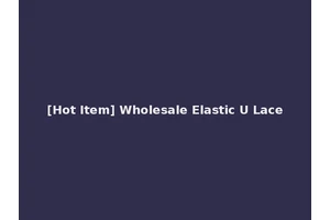 [Hot Item] Wholesale Elastic U Lace