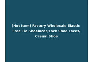 [Hot Item] Factory Wholesale Elastic Free Tie Shoelaces/Lock Shoe Laces/Casual Shoe