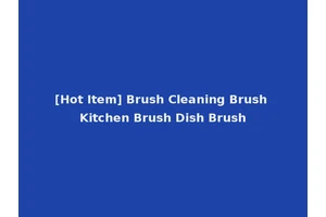 [Hot Item] Brush Cleaning Brush Kitchen Brush Dish Brush