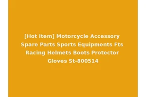 [Hot Item] Motorcycle Accessory Spare Parts Sports Equipments Fts Racing Helmets Boots Protector Gloves St-800514