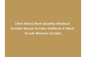 [Hot Item] Best Quality Medical Scrubs Nurse Scrubs Uniform V Neck Scrub Women Scrubs