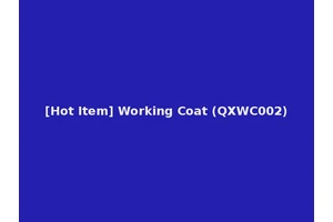 [Hot Item] Working Coat (QXWC002)