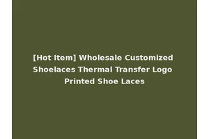 [Hot Item] Wholesale Customized Shoelaces Thermal Transfer Logo Printed Shoe Laces