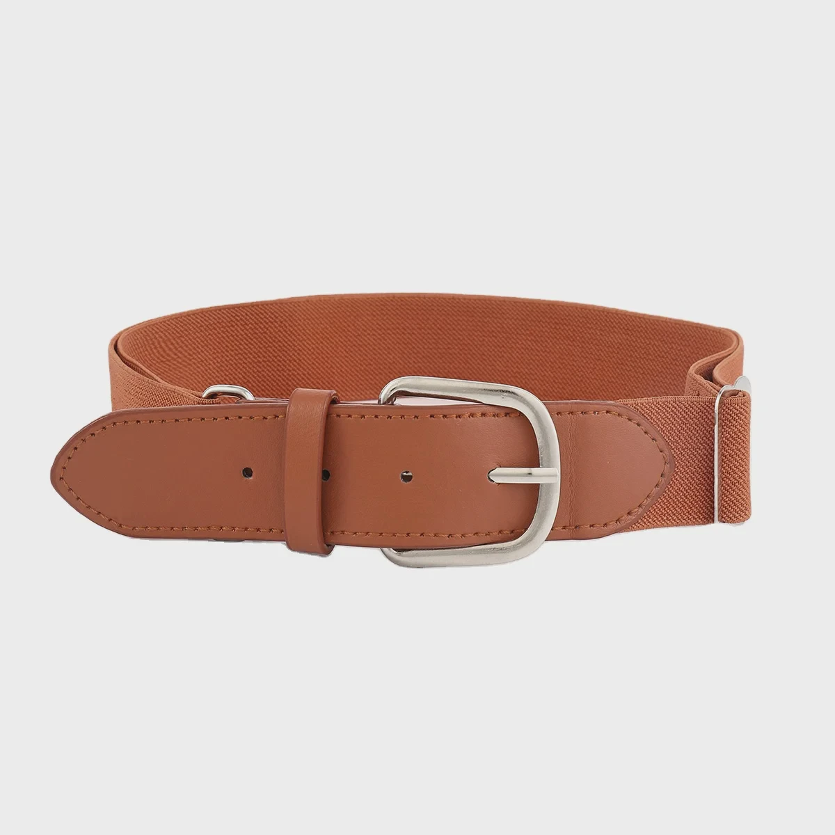 Wholesale Adult Youth Tactical Baseball/Softball Elastic PU Leather Alloy Belt-High Strength Pin Buckle Customizable Size