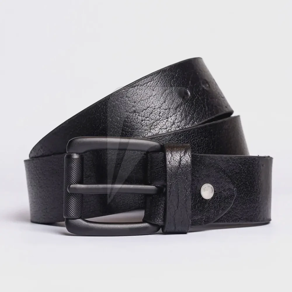 Customized Design Lightweight Cow Hide Leather Belt Casual Style Durable High Quality Steel Customized Color Logo for Sale