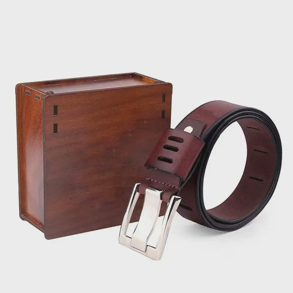 Comfortable Customized High Quality Leather Belts Wholesale Custom Fashion Leather Belt For