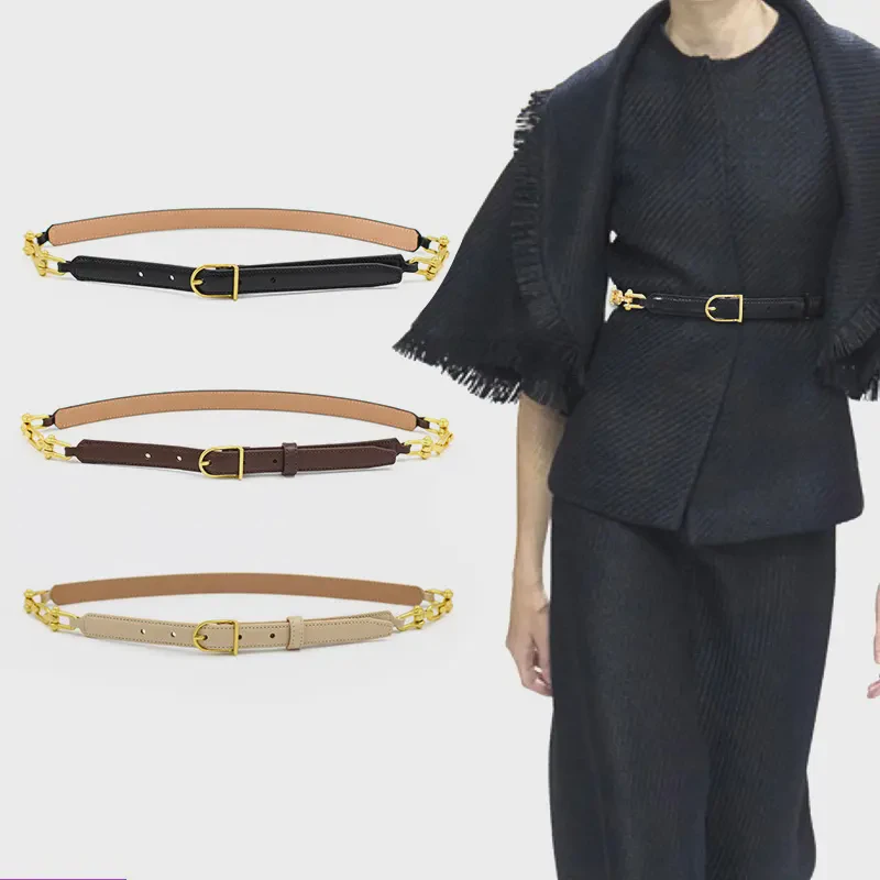 New Design Chain Belt Business Waist Belt for Women