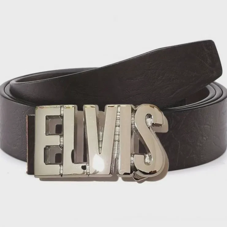 Custom Genuine Leather Debossed Belts Pu Leather White Brand Men Belt with Metal Buckle