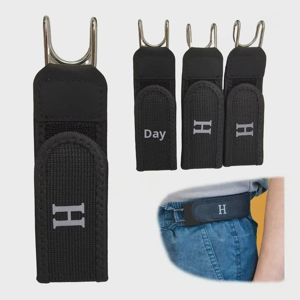 Hot Selling Adjustable Elastic Waistband with Hook and Loop Fastener for Men and Women Portable Lazy Person Waistband