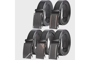 New Fashion Business Leisure Belt Men's Automatic Buckle Real Cow Belt Manufacturers Direct Supply