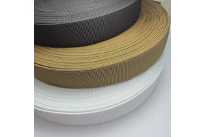 Outdoor Webbing Heavy Duty Polypropylene Webbing Strap Durable Thick PP Webbing Tape for Lawn Chair Tactical Belt Buckle