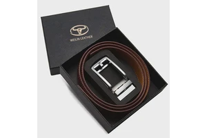 Designer Ratchet Belt No Hole Custom logo Fit Automatic Buckle Belt Men Genuine Leather Belt