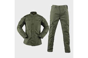Men Outdoor ACU Tactical Camouflage Uniforms Sets Outfits Rib-stop Security Duty Guard Working Uniform Suit for Hunting Shooting