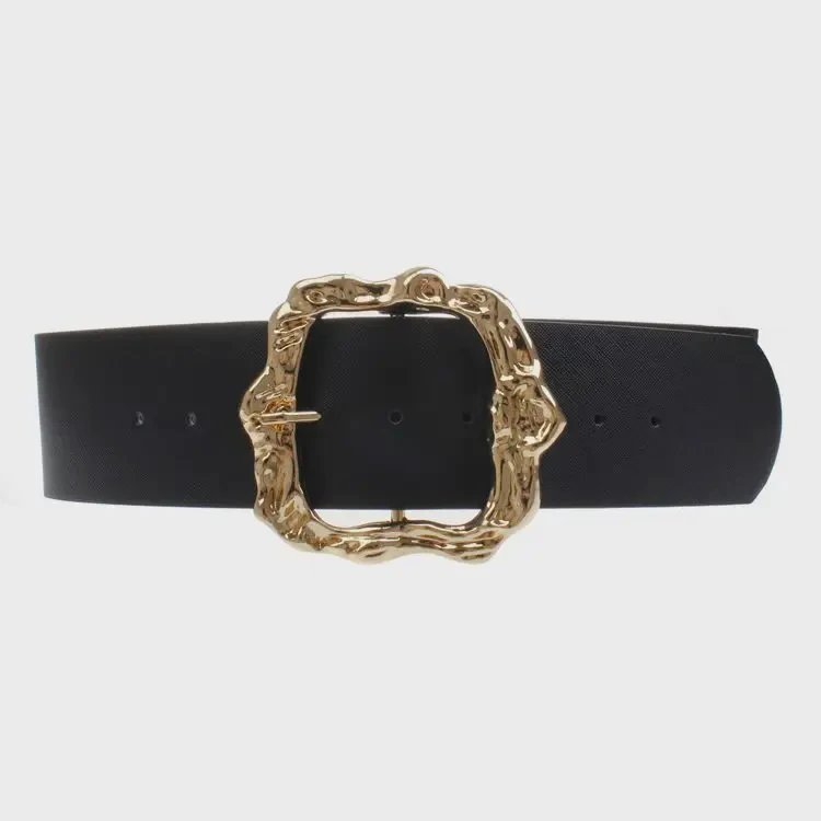 Wide Fashion Dress Belt Pu Belts for Ladies Womens Belt