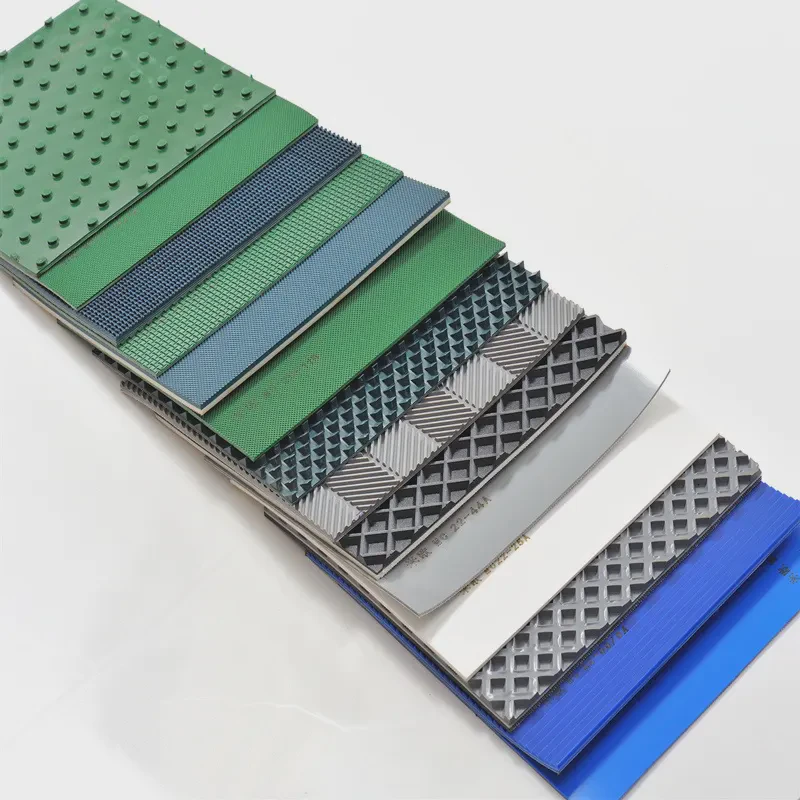 Customization PVC PU PE TPU Rubber Belt Rough Smooth Pattern Logistics Food Industry Treadmill Manufacturer Conveyor Belt