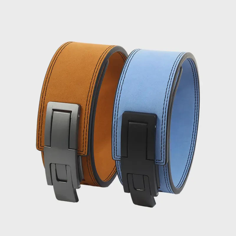 Leather Workout Weightlifting Belt Customized Gym Accessories Compression Powerlifting Training Belt For Fitness