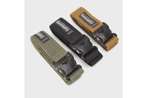 Tactical Belt Outdoor Rescue External Belt Men Security Guard Training Nylon Quick-Drying Canvas Belt