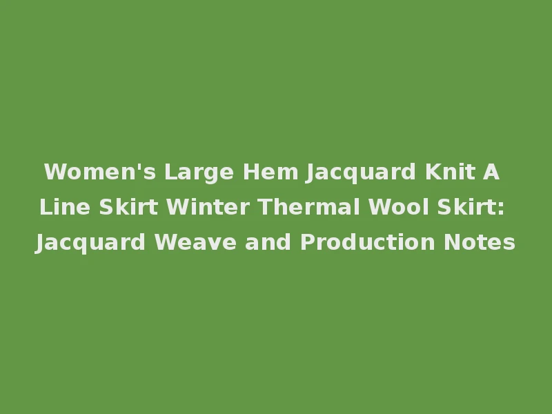 Woman Winter Skirt Woman Winter Dress with Customized Design and Your Logo